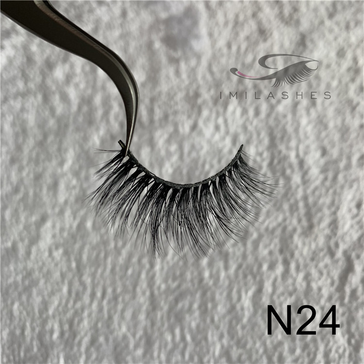 China mink lash extensions factory wholesale real velour mink fur lashes 